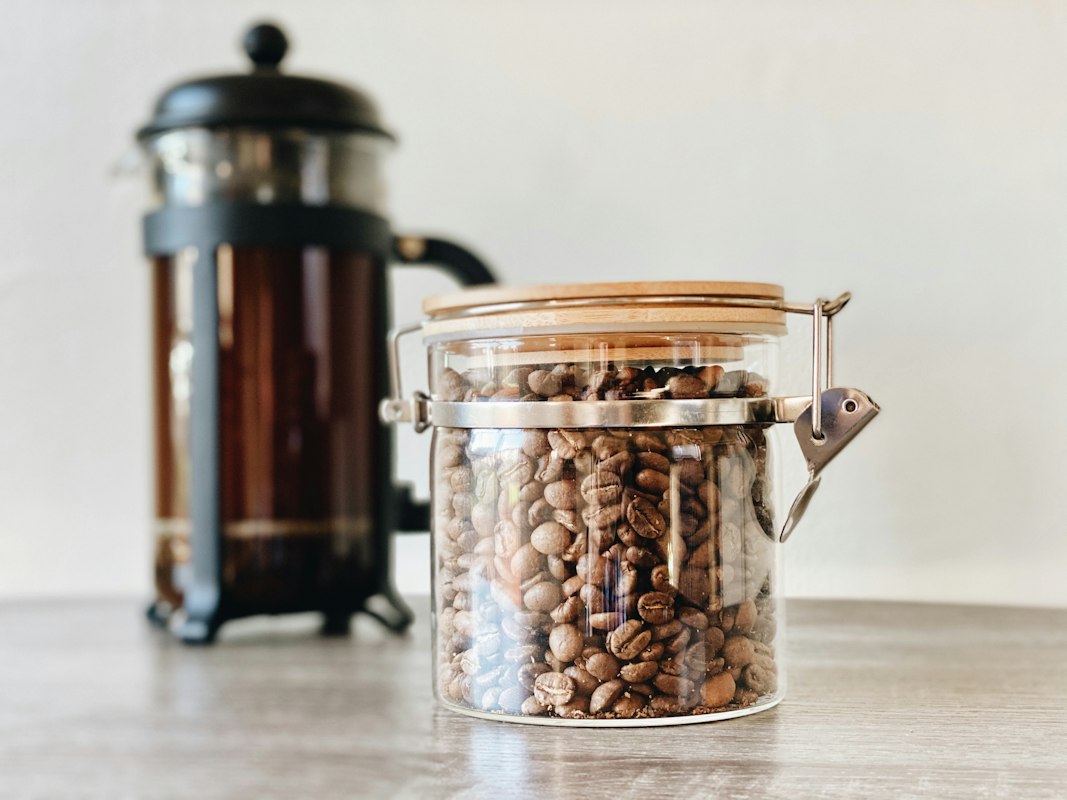 Premium coffee bean storage containers